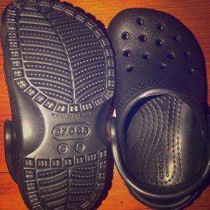 Black Crocs Toddler Size 5 NEVER WORN
